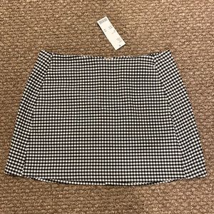 Urban Outfitters checkered skirt with tags still on